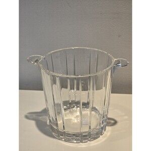 Vintage RCR Royal Crystal Rock Style Novecento Crystal Ice Bucket Wine Cooler